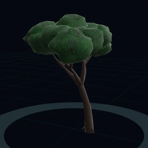 a tree, side